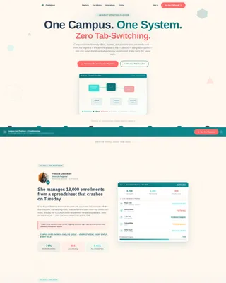 Unified Operations Landing Page Template