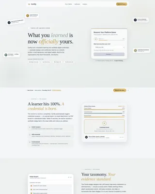 Verified Credential Landing Page Template