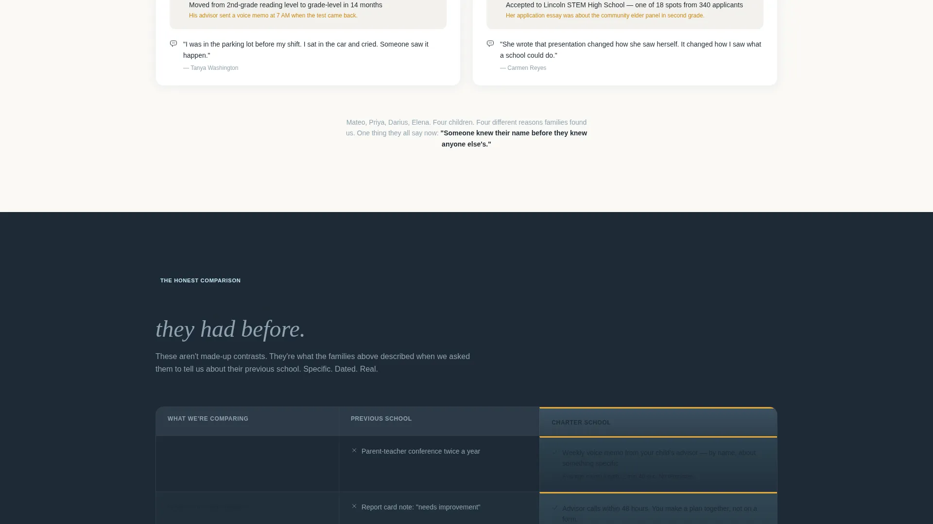 Inspiring School Landing Page Template