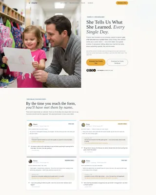 Inspiring School Landing Page Template