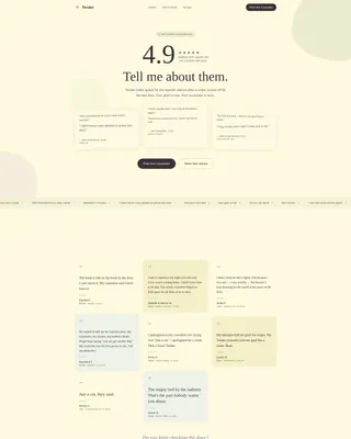 Pet Grief Counseling Landing Page Template