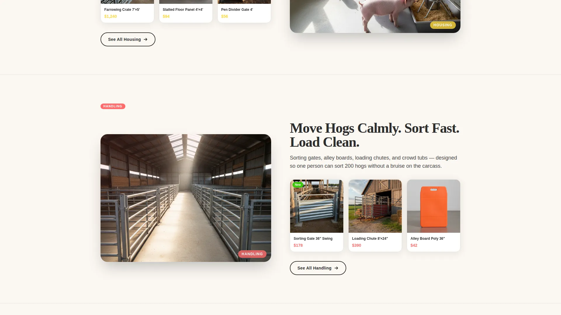 Complete Livestock & Farm Animal Professional Website Template