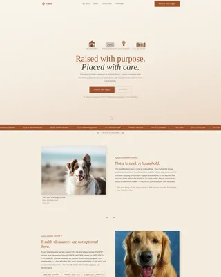Dog Professional Website Template