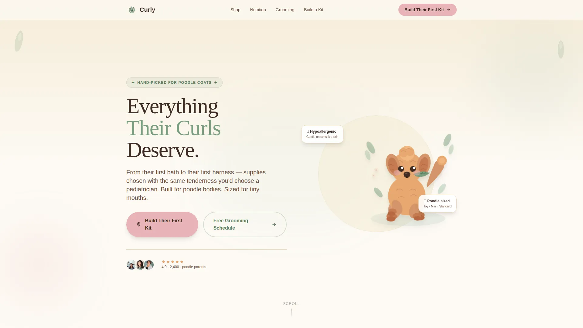 Dog Professional Website Template
