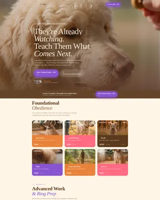Dog Professional Website Template