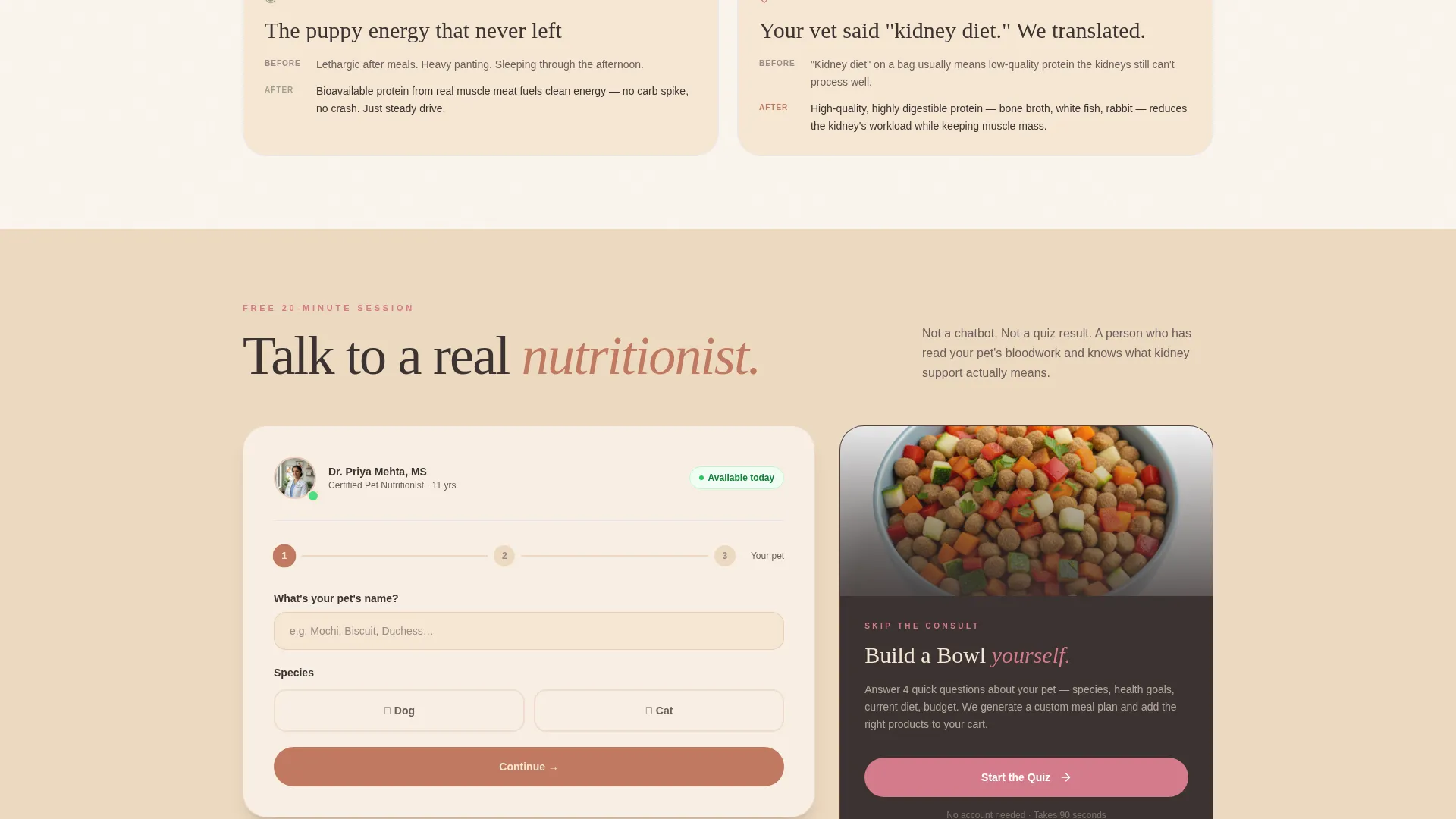 Pet Store & Supply Booking Website Template