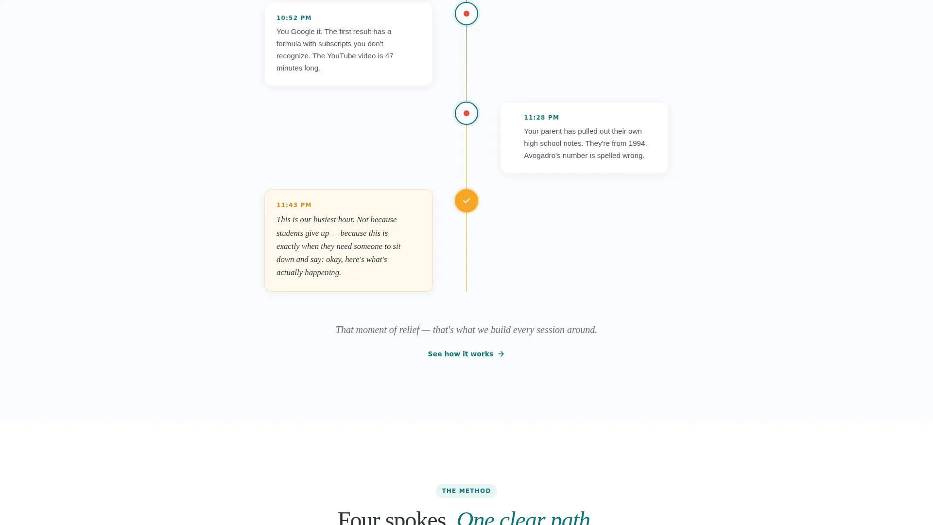 Chemistry Homework Help Landing Page Template