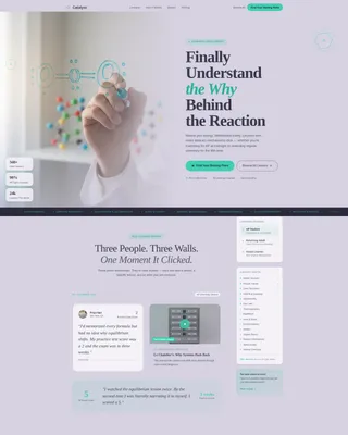 Chemistry Video Lesson Library Landing Page Template
