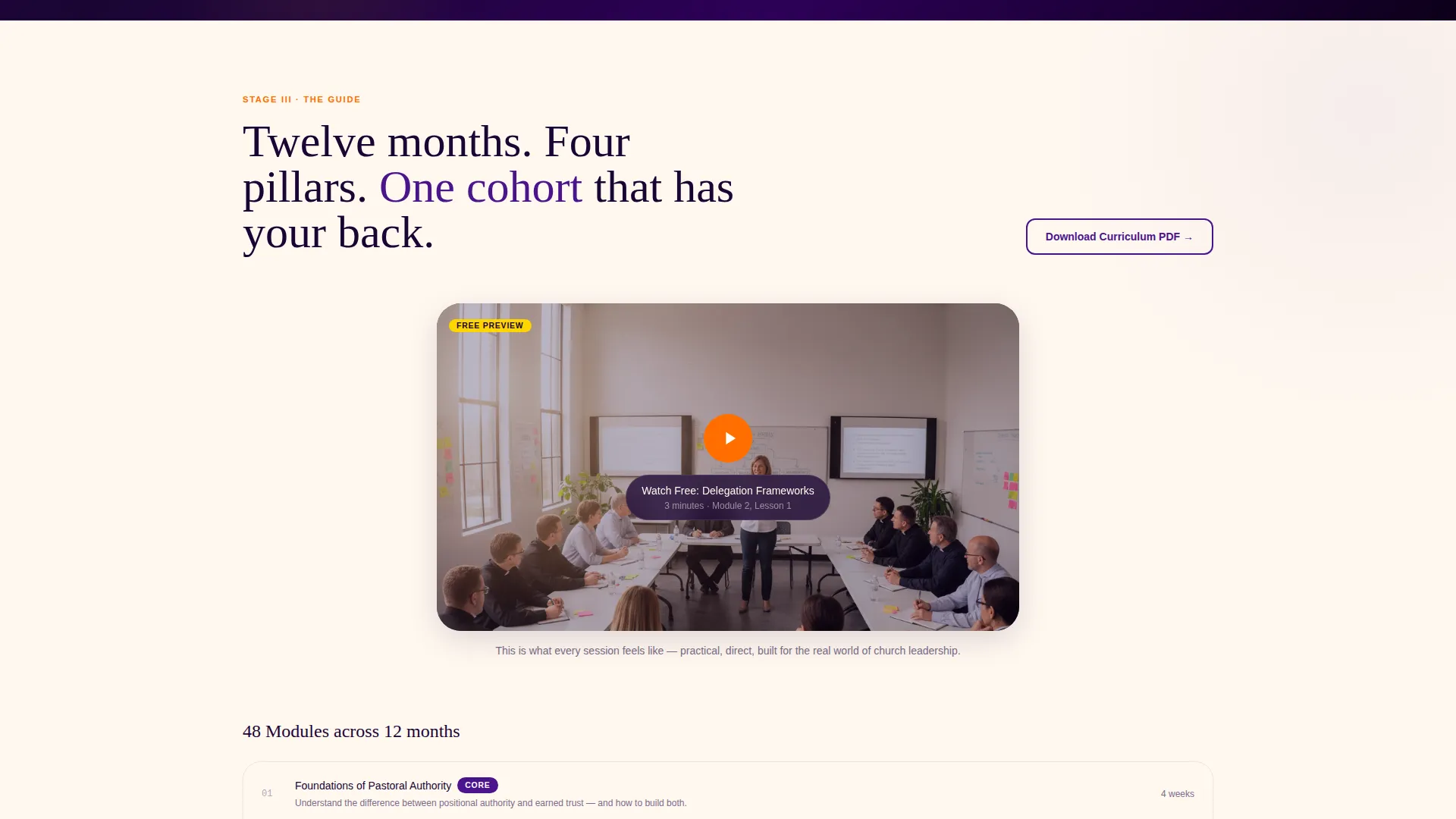 Specialist Religious & Theological Education Professional Website Template