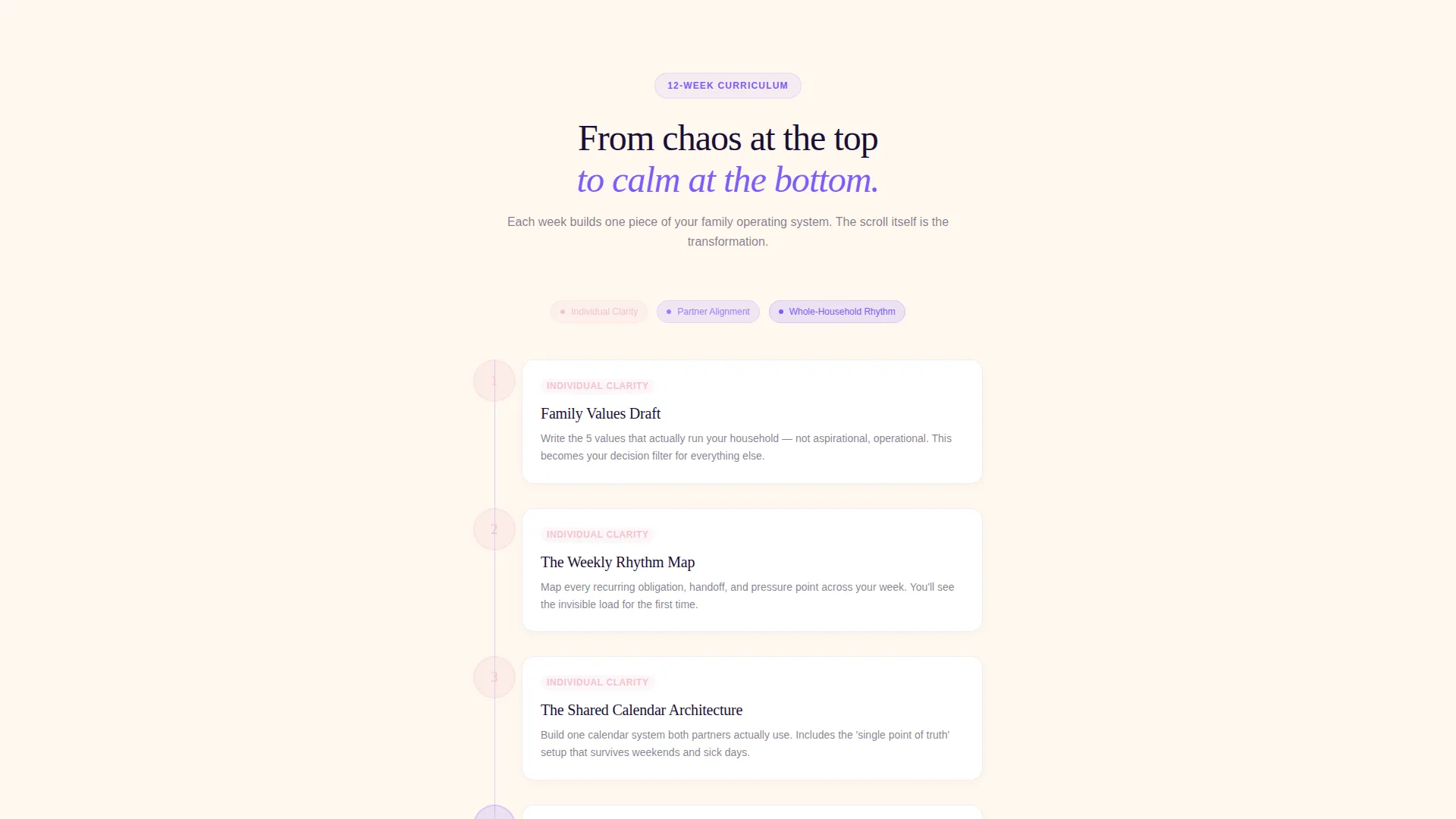 Parenting Course Landing Page Template | Family First