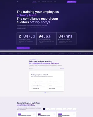 Corporate Training & L&D Privacy Policy Website Template