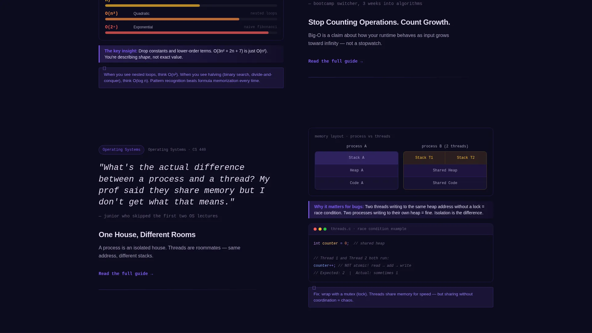Computer Science Study Community Landing Page