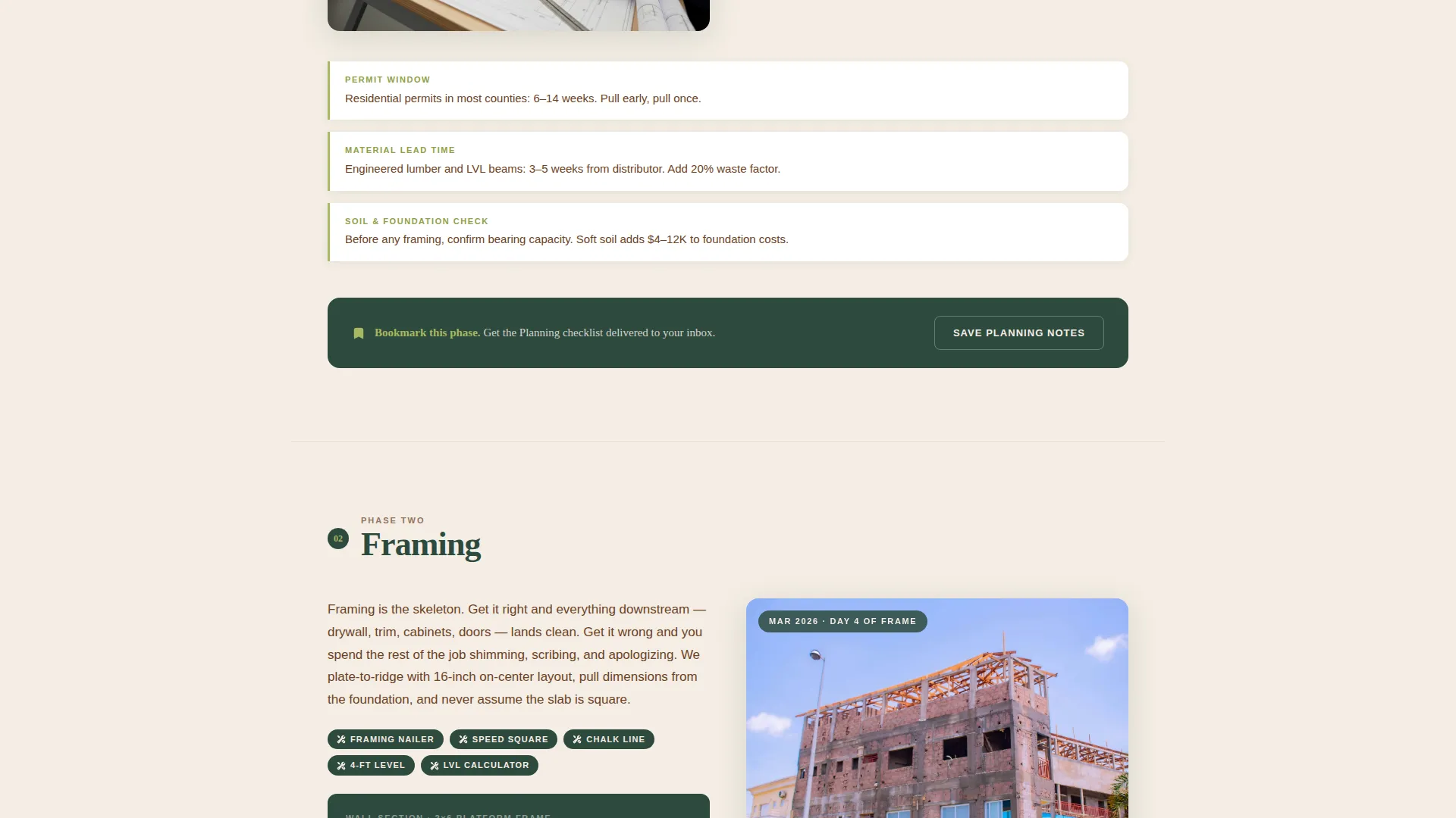 Trusted Carpentry Landing Page Template