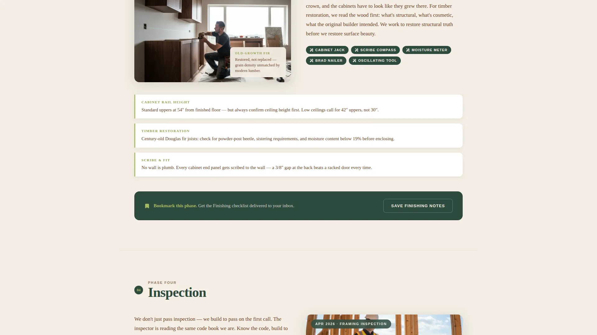 Trusted Carpentry Landing Page Template