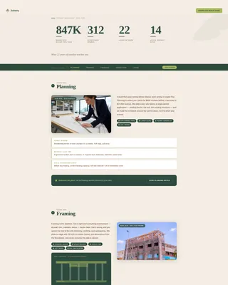 Trusted Carpentry Landing Page Template