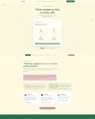 Persuasive Copywriting Course Landing Page Template