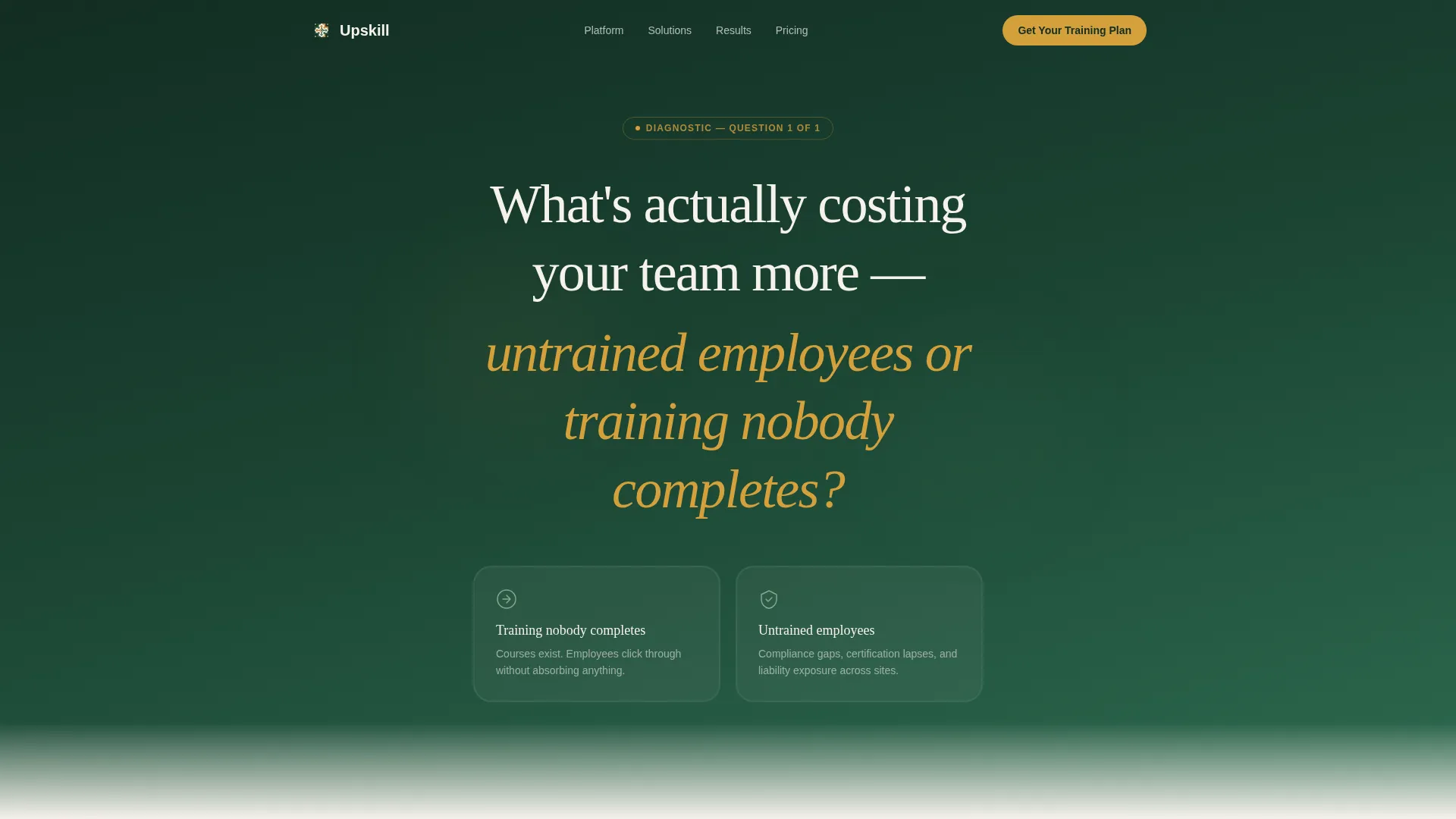 Corporate E-Learning Landing Page Template