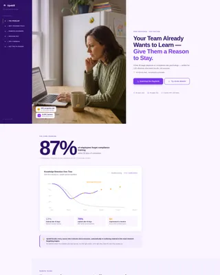 Corporate Training Landing Page Template