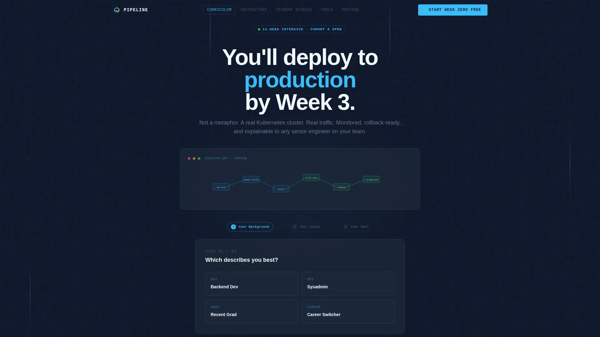 DevOps Bootcamp Landing Page Template