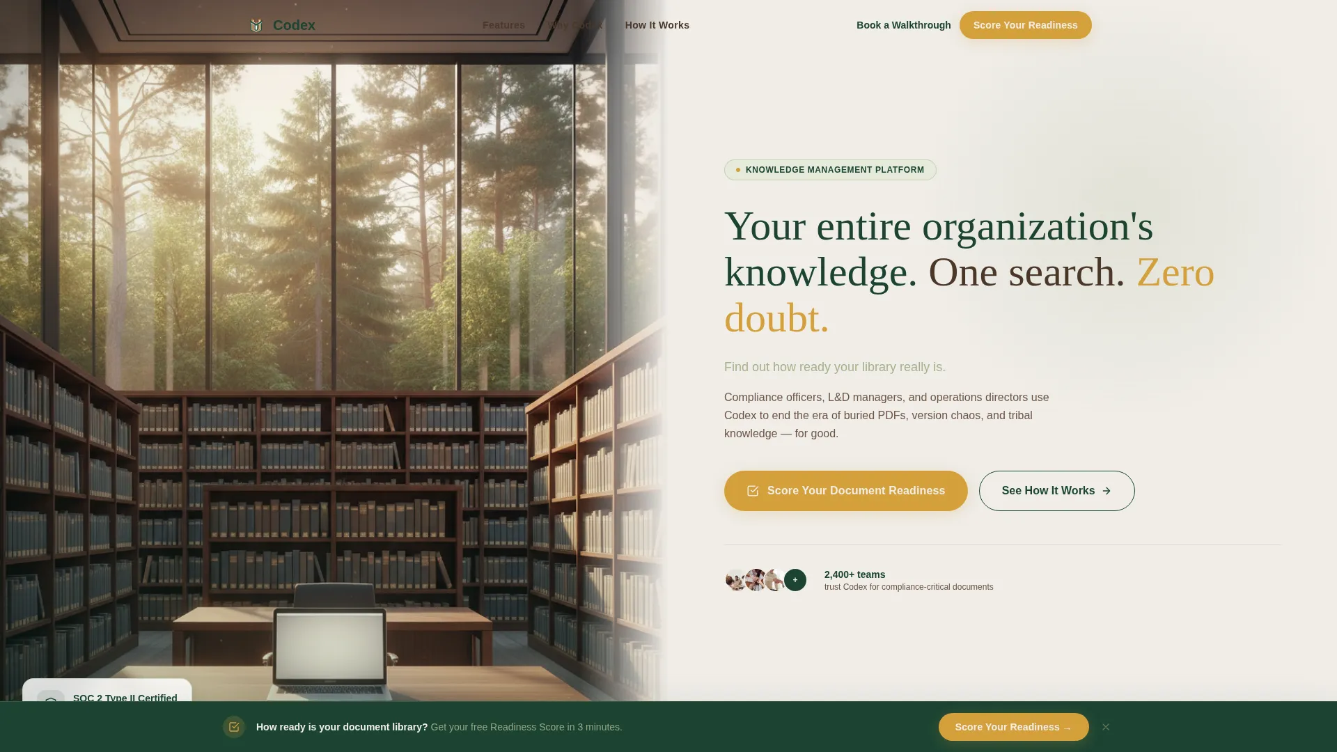 Library & Research Center Privacy Policy & Terms Website Template