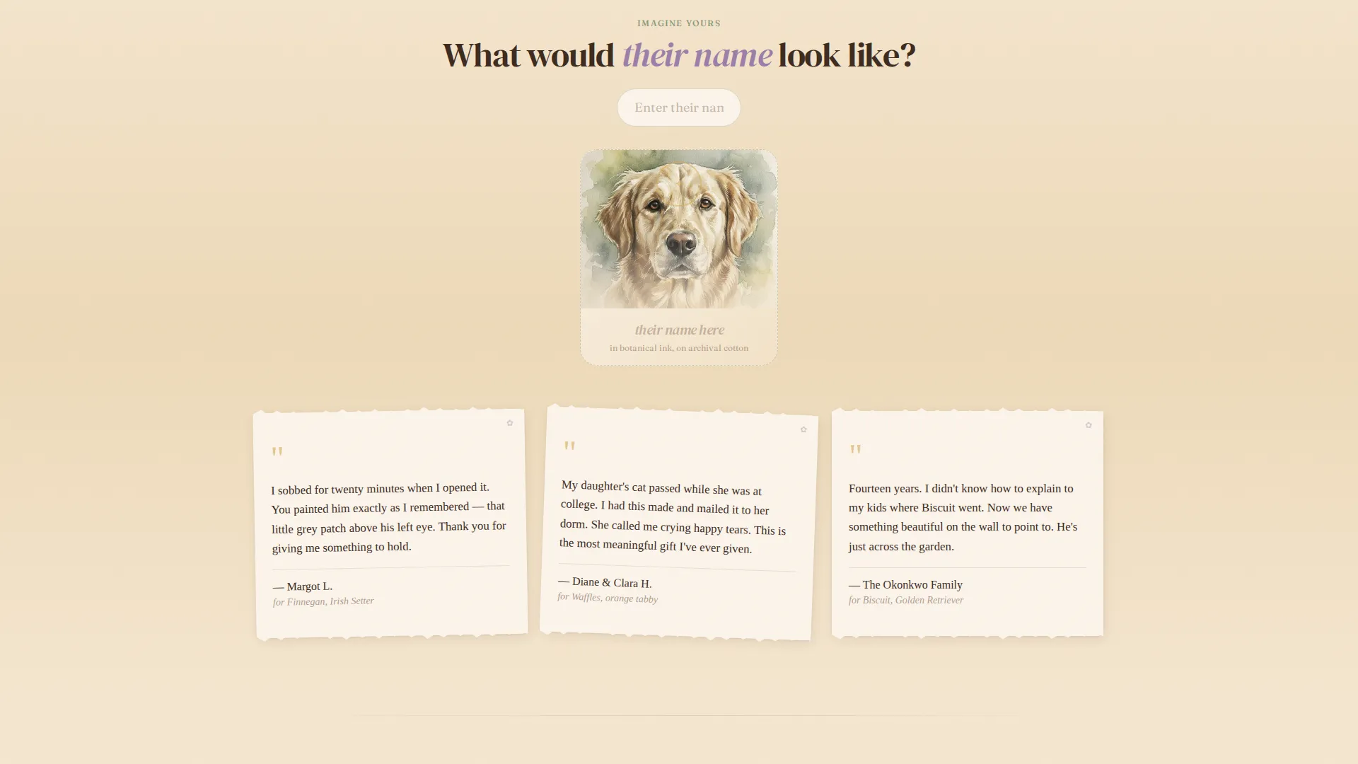 Heartfelt Rainbow Bridge Pet Memorial Landing Page