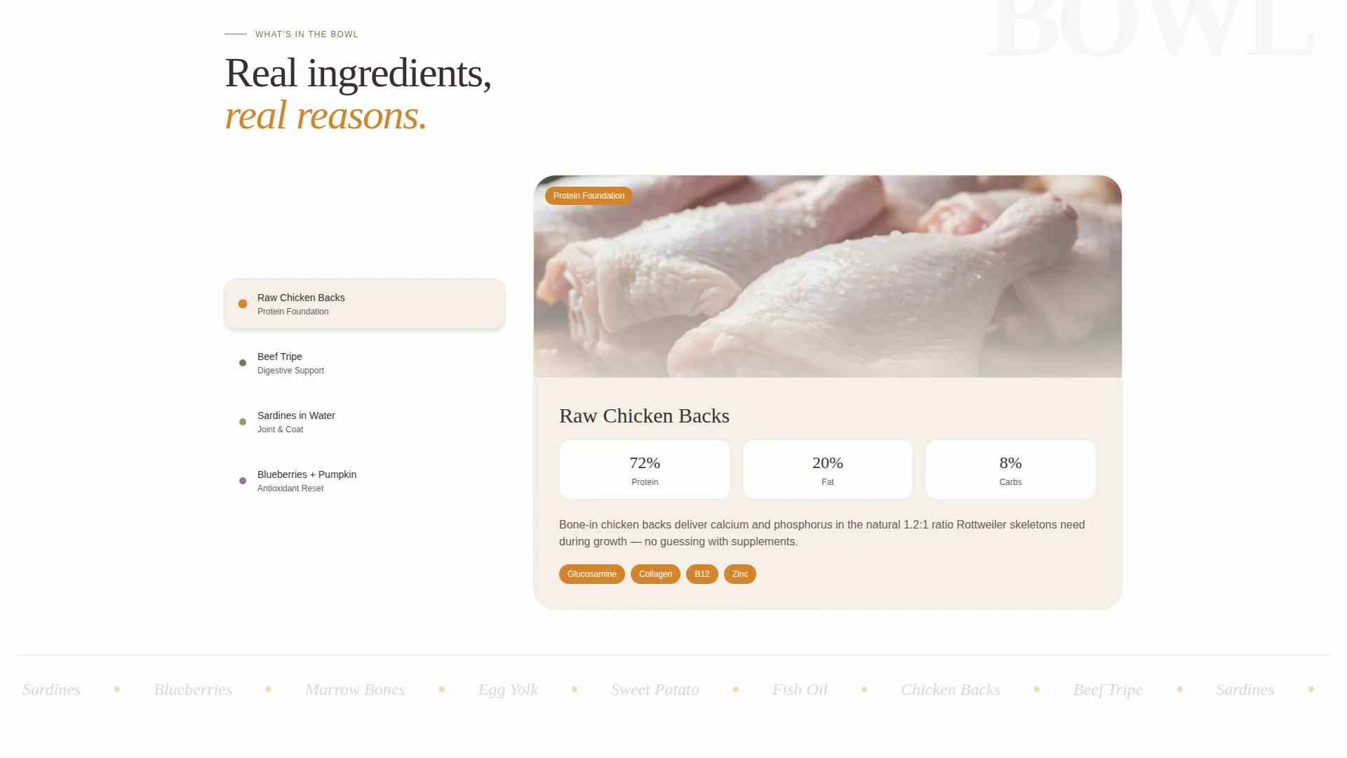 Diet Landing Page Template for Nutrition Guides