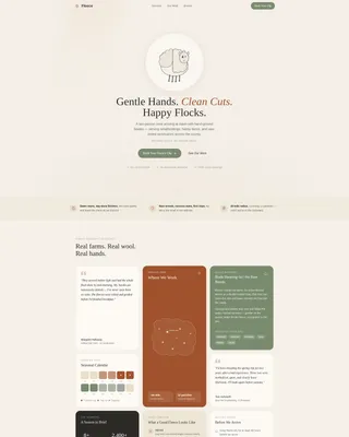 Specialist Livestock & Farm Animal Appointment Booking Website Template