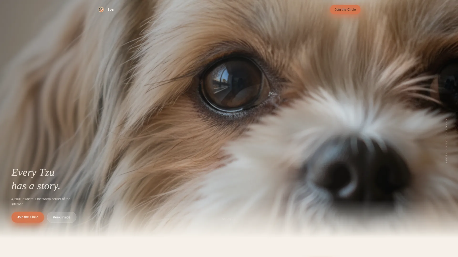 Shih Tzu Community Landing Page Template