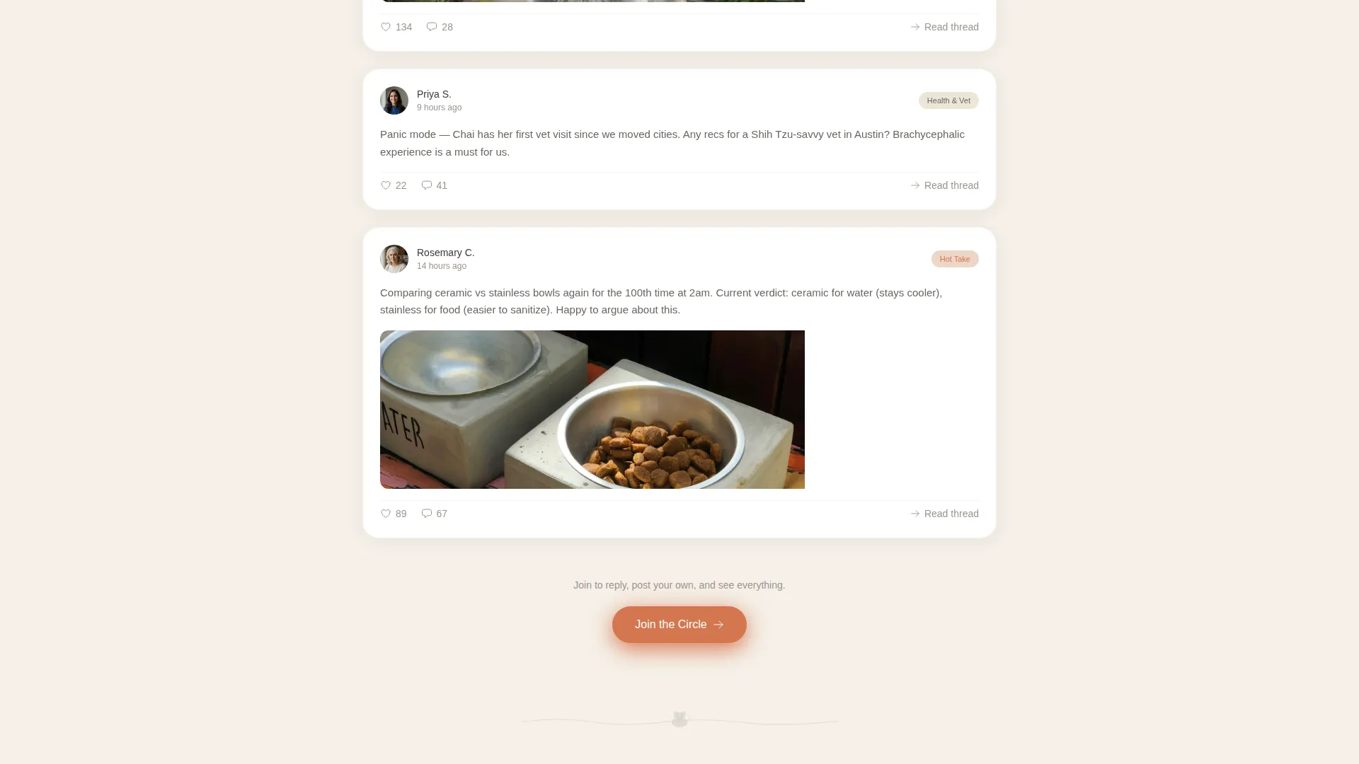 Shih Tzu Community Landing Page Template