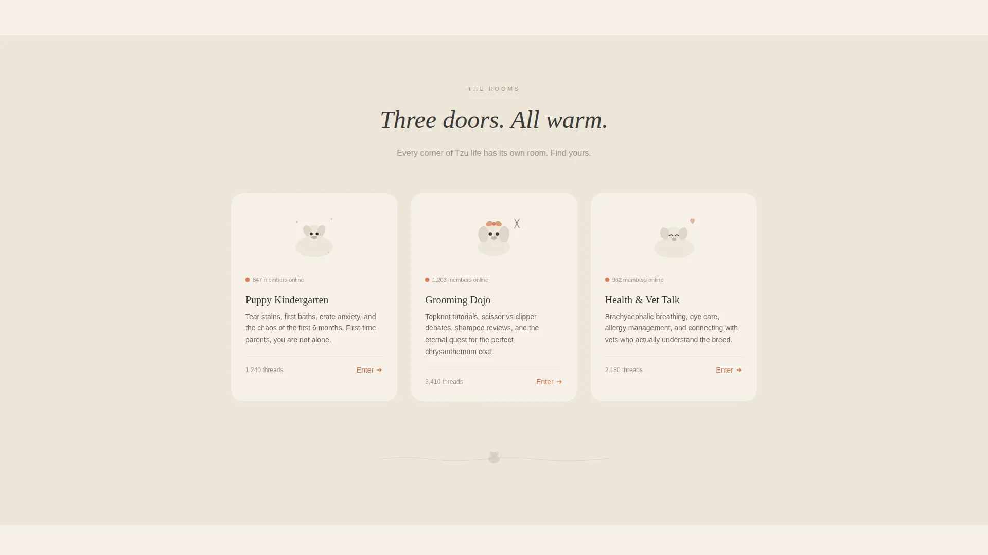 Shih Tzu Community Landing Page Template