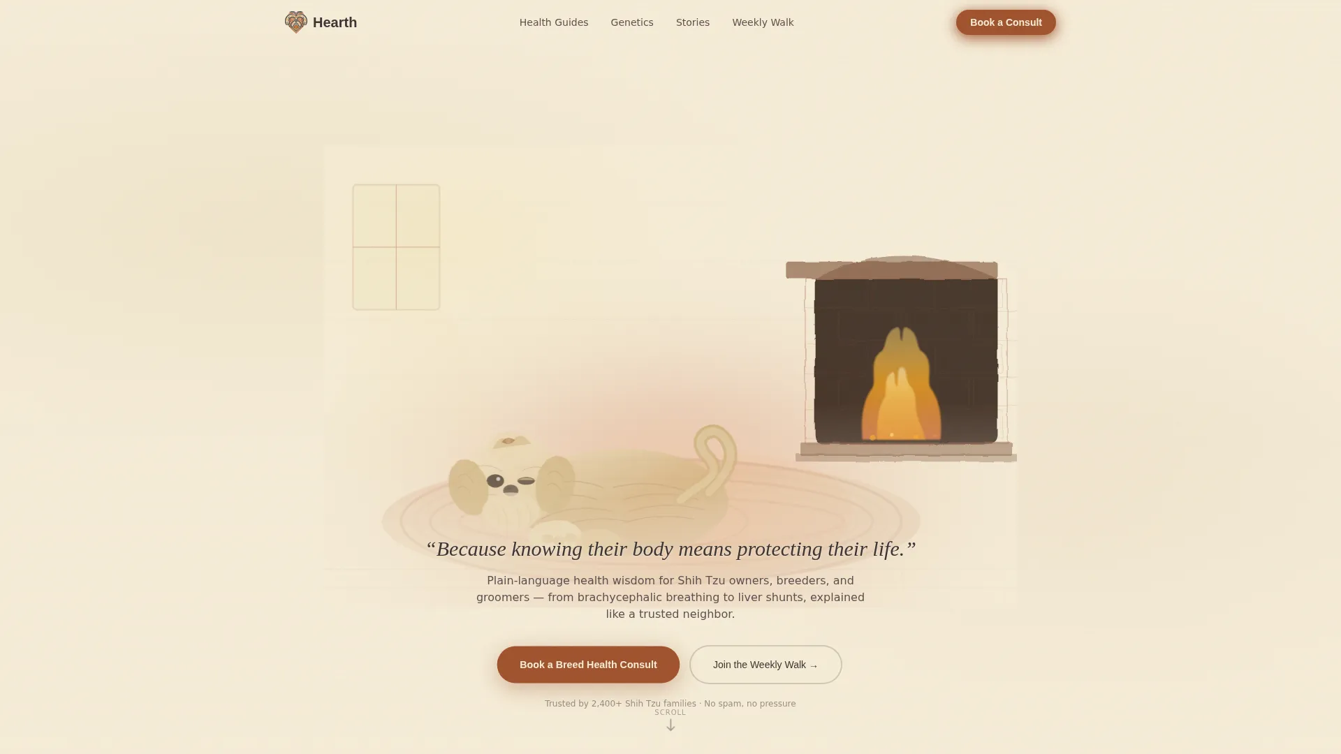 Shih Tzu Health & Genetics Blog Landing Page