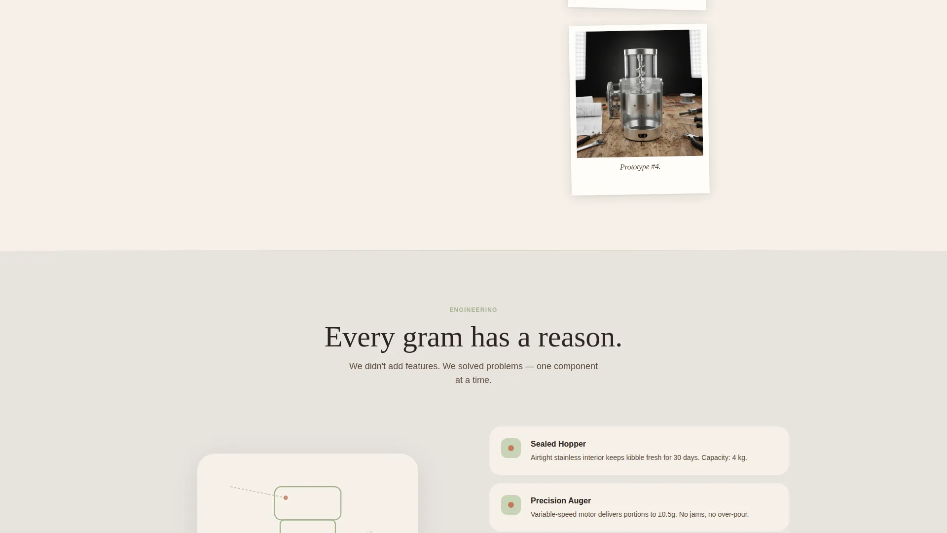 Smart Pet Feeder Landing Page Template