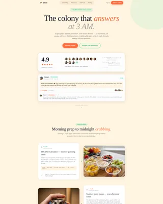 Sugar Glider Community Landing Page Template