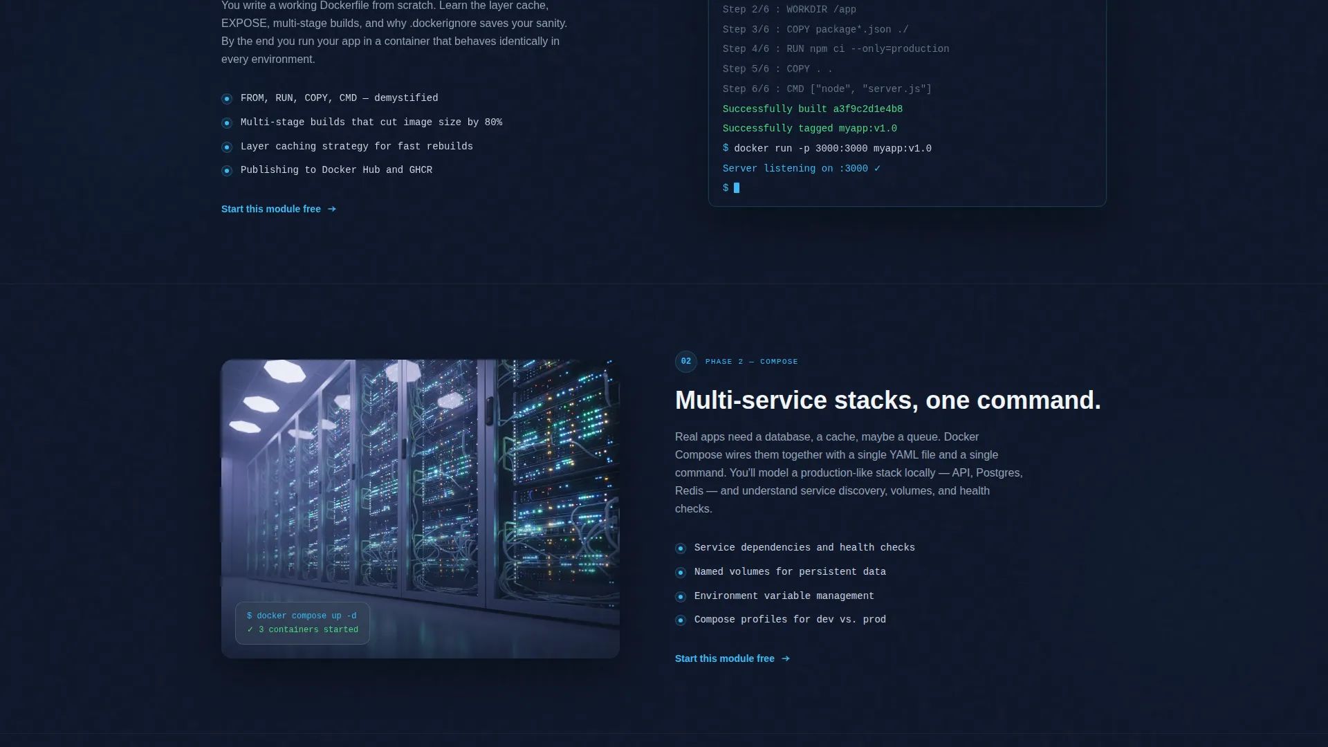 Docker & Kubernetes Course Landing Page Template