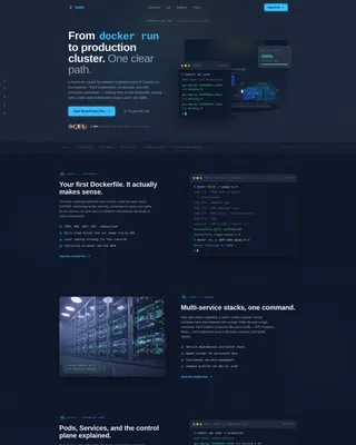 Docker & Kubernetes Course Landing Page Template