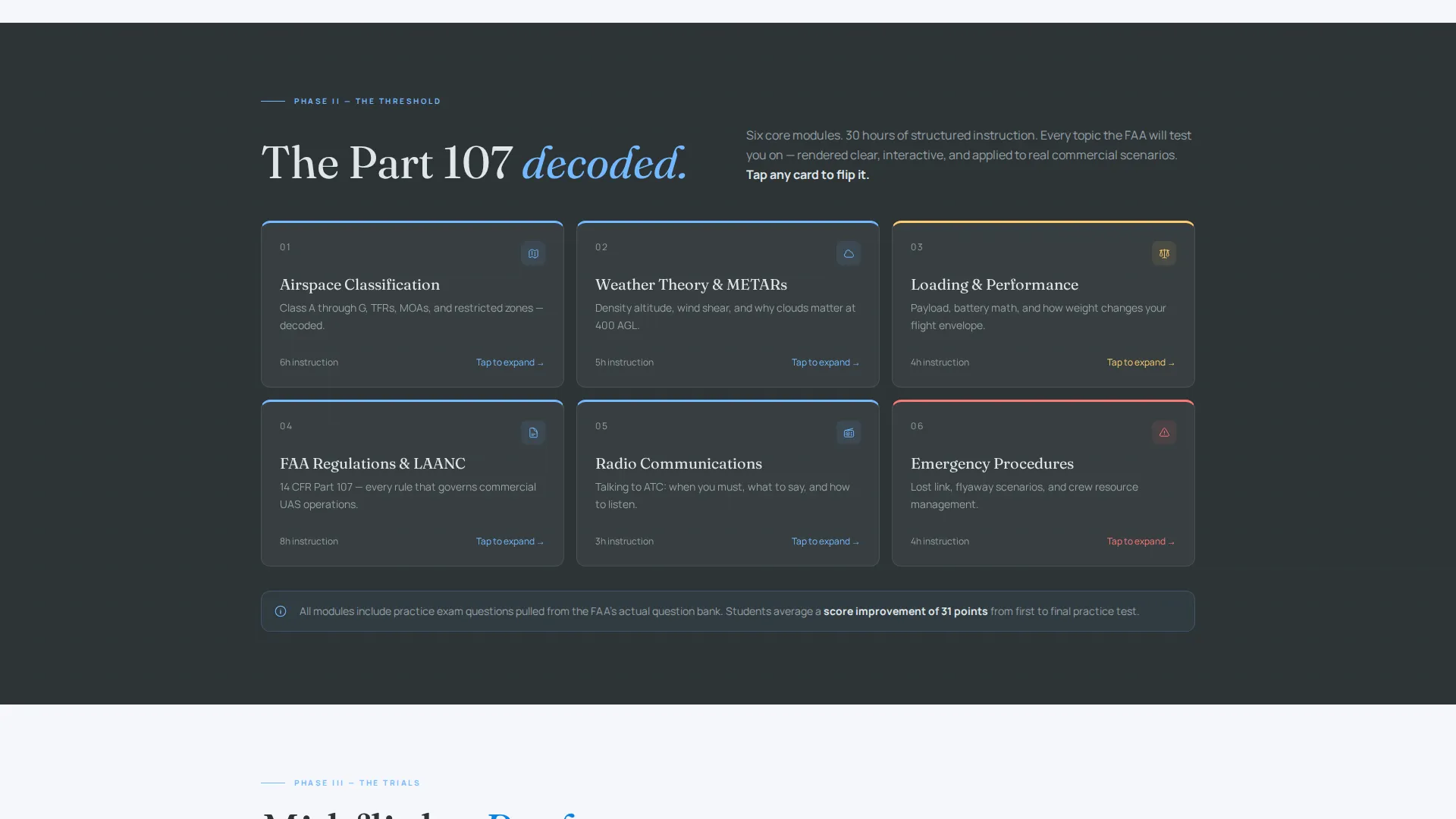 Drone Pilot Course Landing Page Template