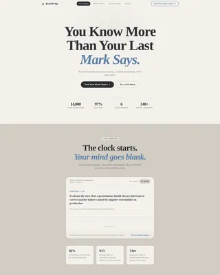 Specialist Economics Education Professional Website Template