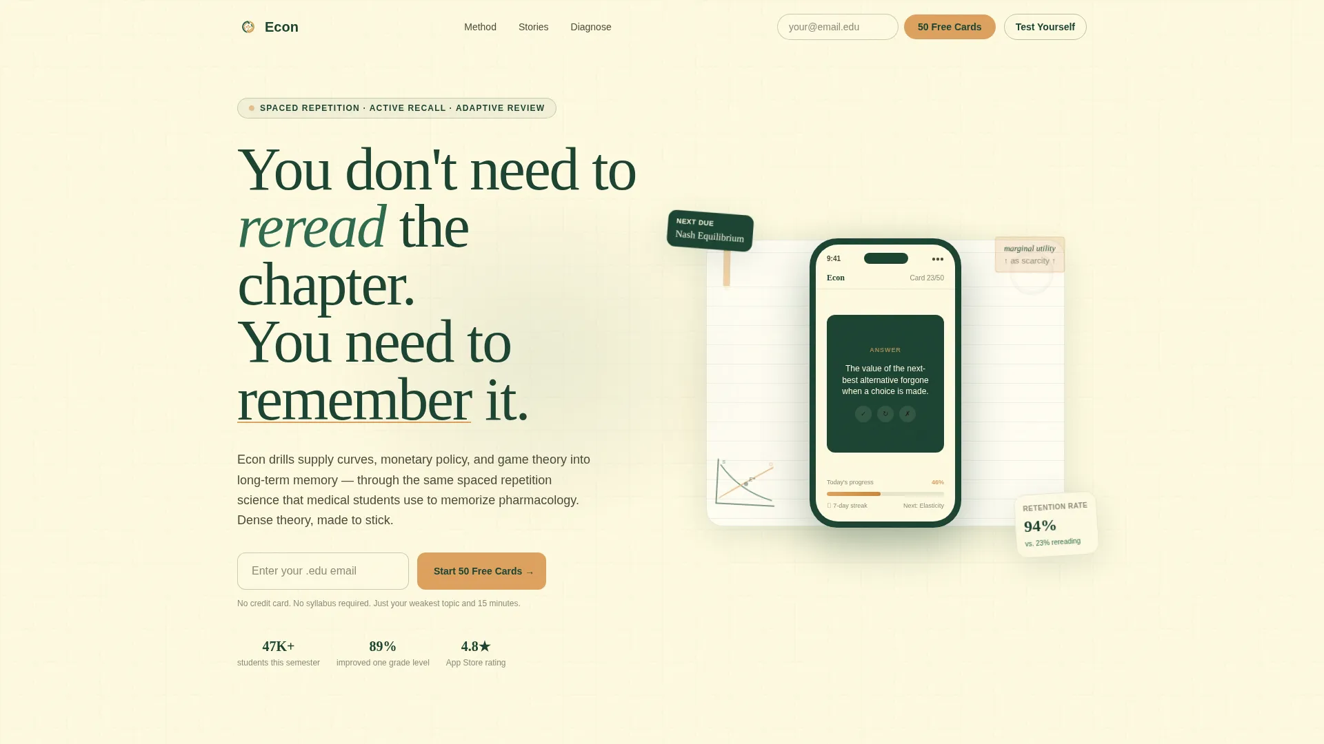 Economics Education Comparison Website Template