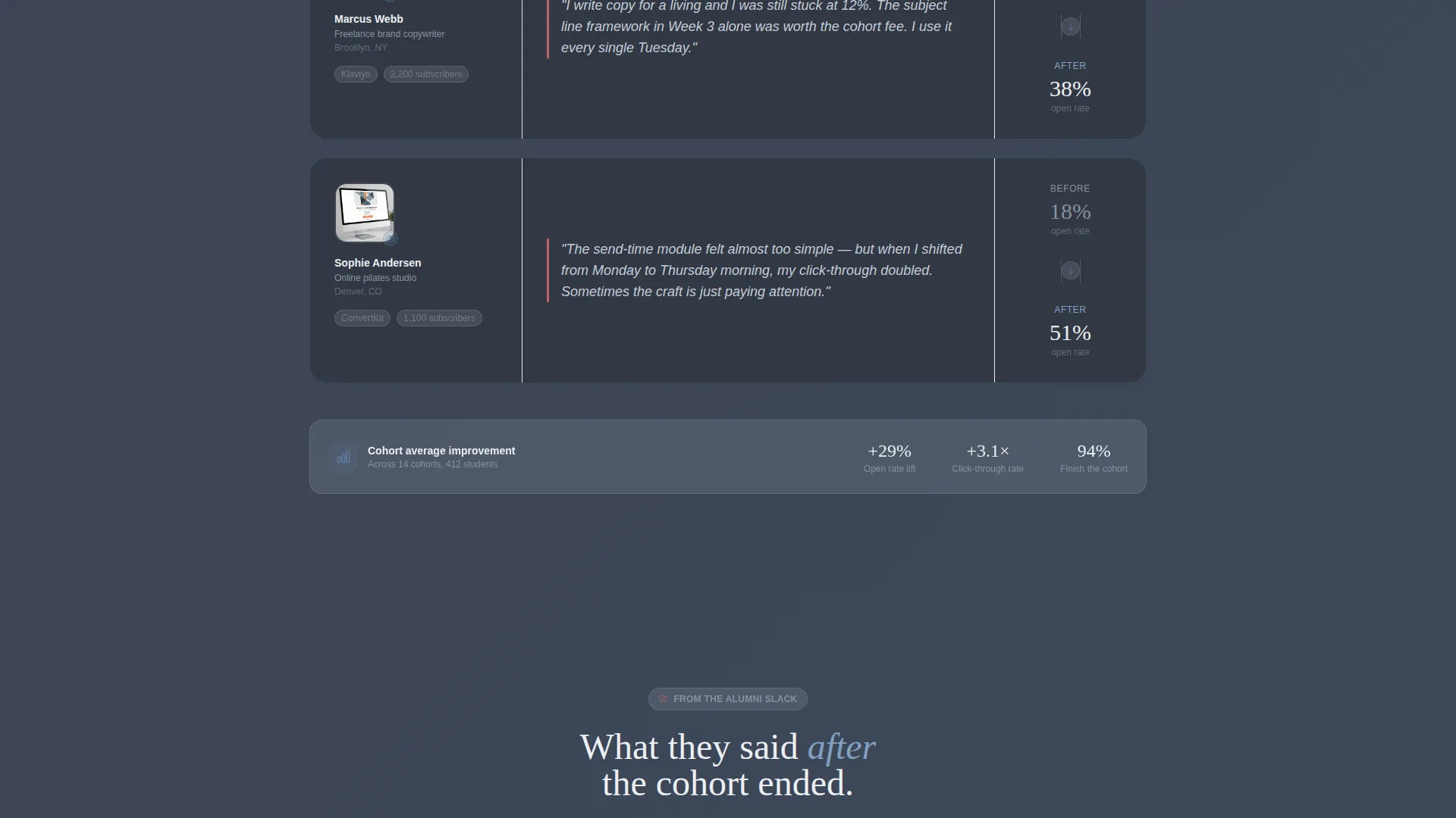 Email Marketing Course Landing Page Template