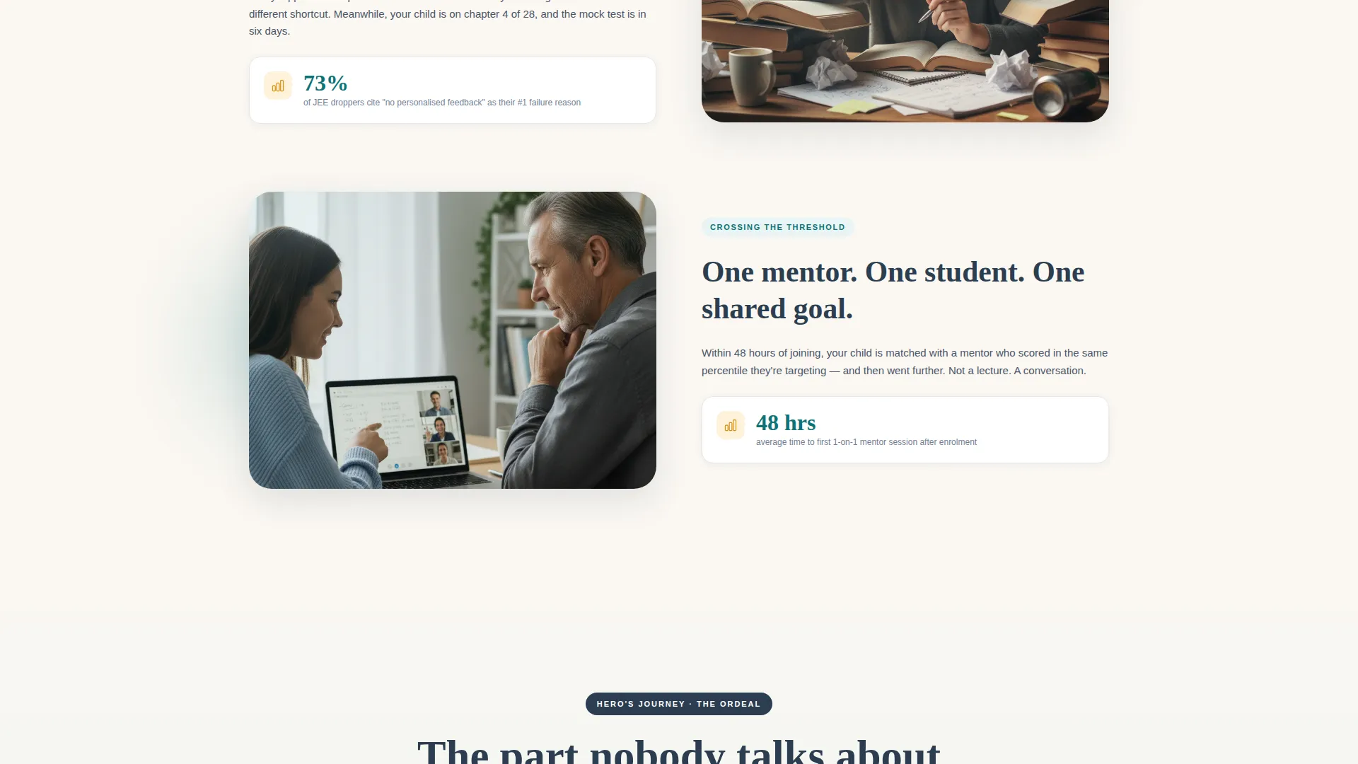Engineering Exam Prep Landing Page Template