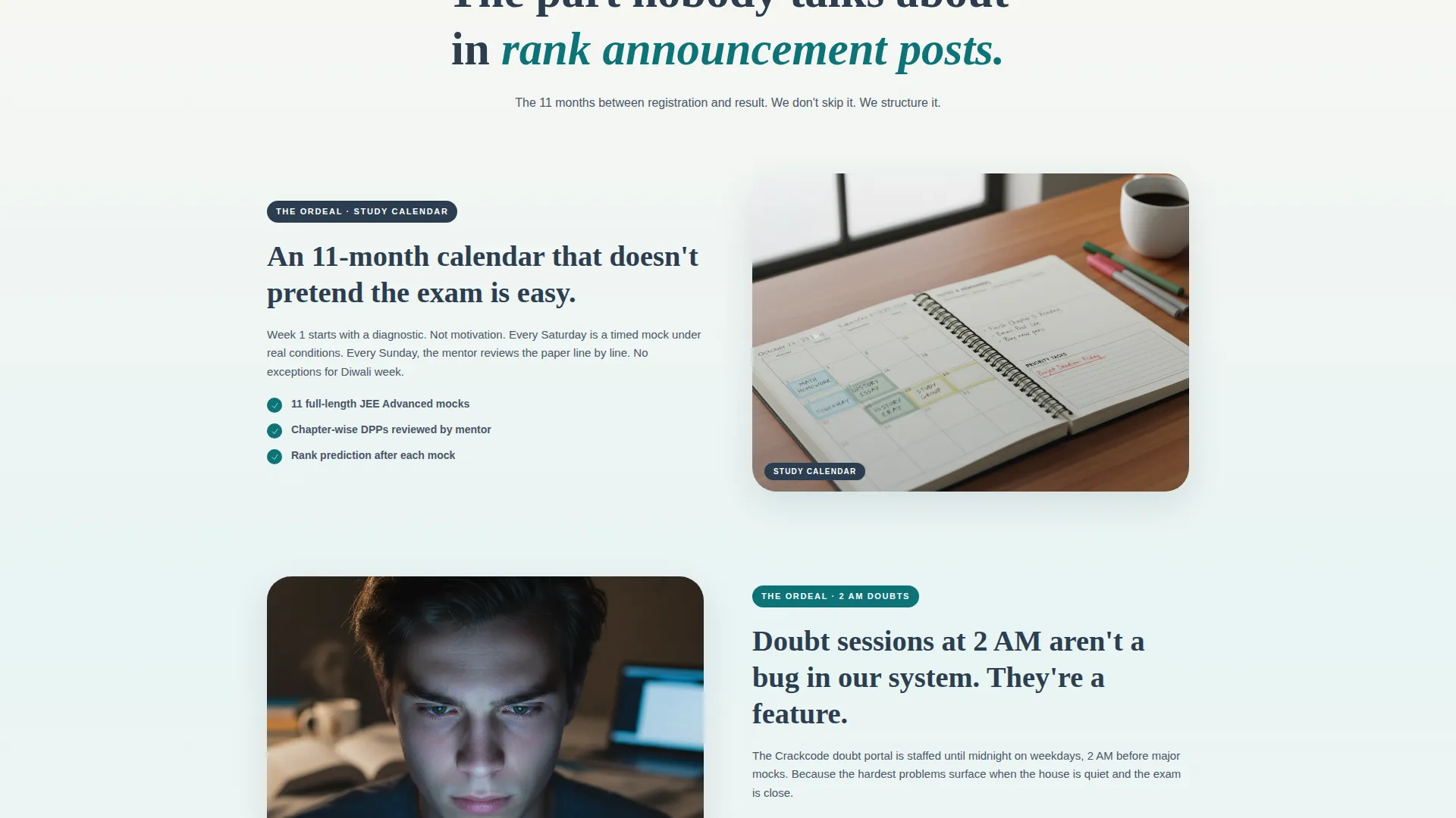 Engineering Exam Prep Landing Page Template