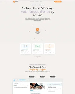 Premium School Landing Page Template