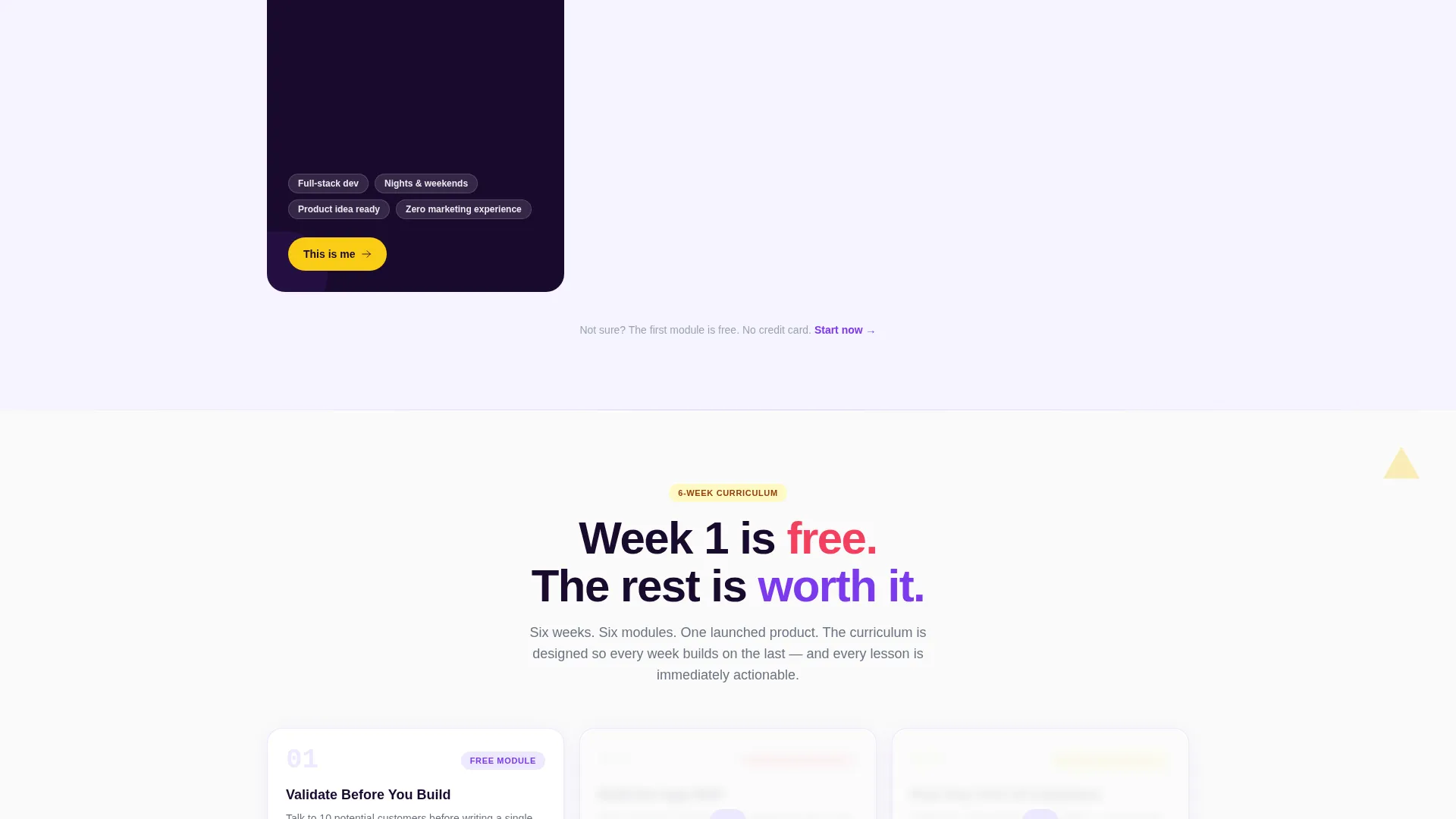 Bold Entrepreneurship Academy Landing Page Template