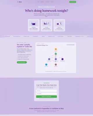 Environmental Science Homework Help Landing Page