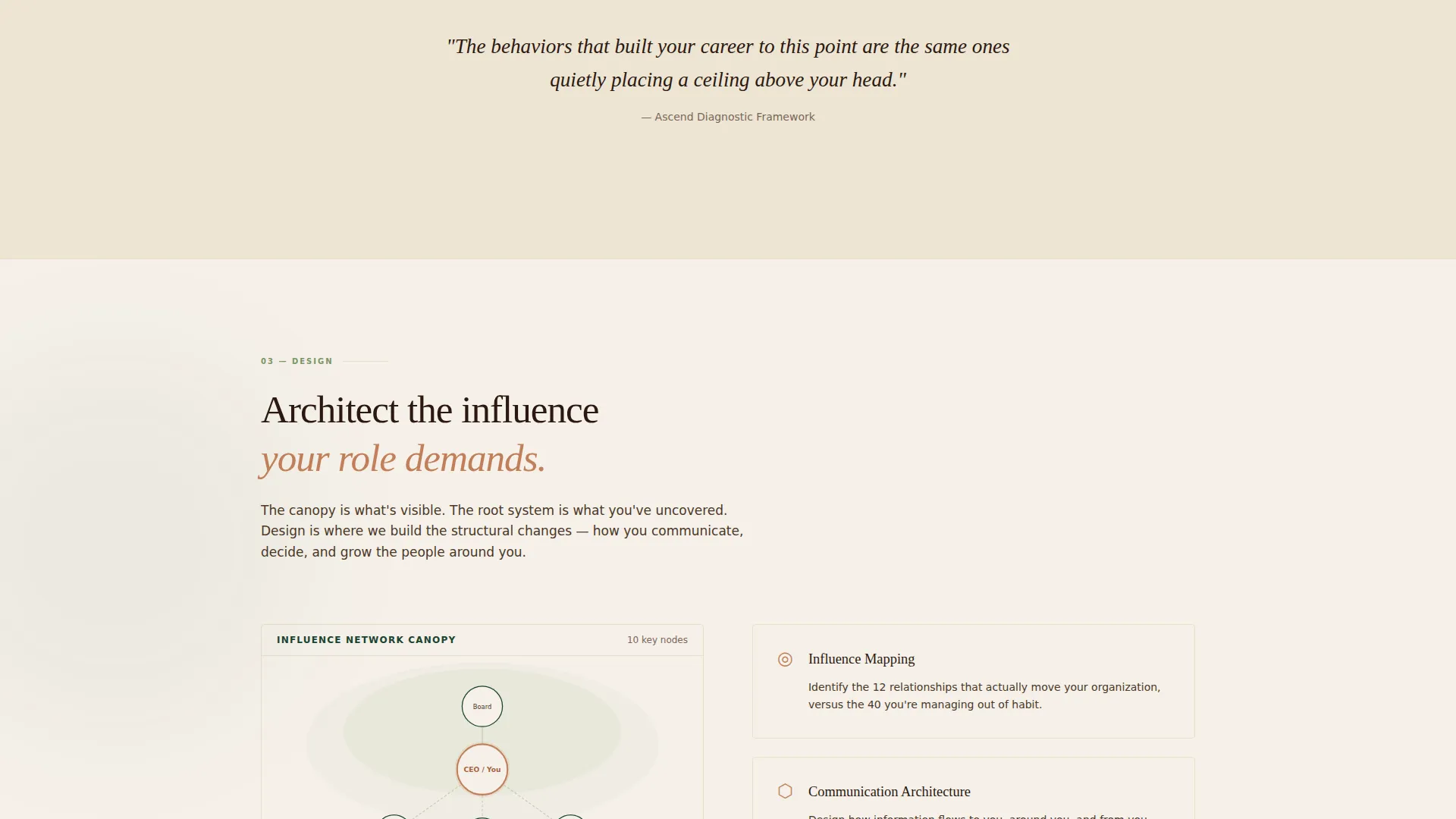 Executive Coaching Landing Page Template