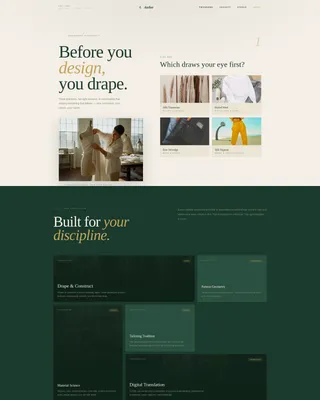 Fashion Design Institute Landing Page Template