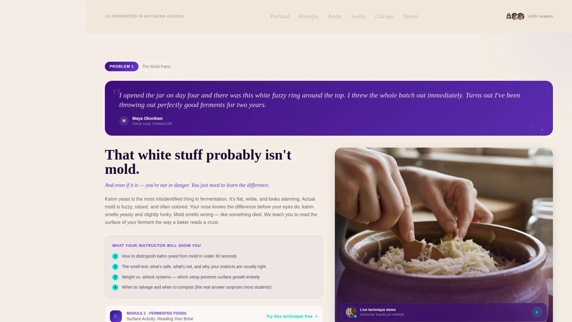 School Landing Page Template, Sidebar Layout