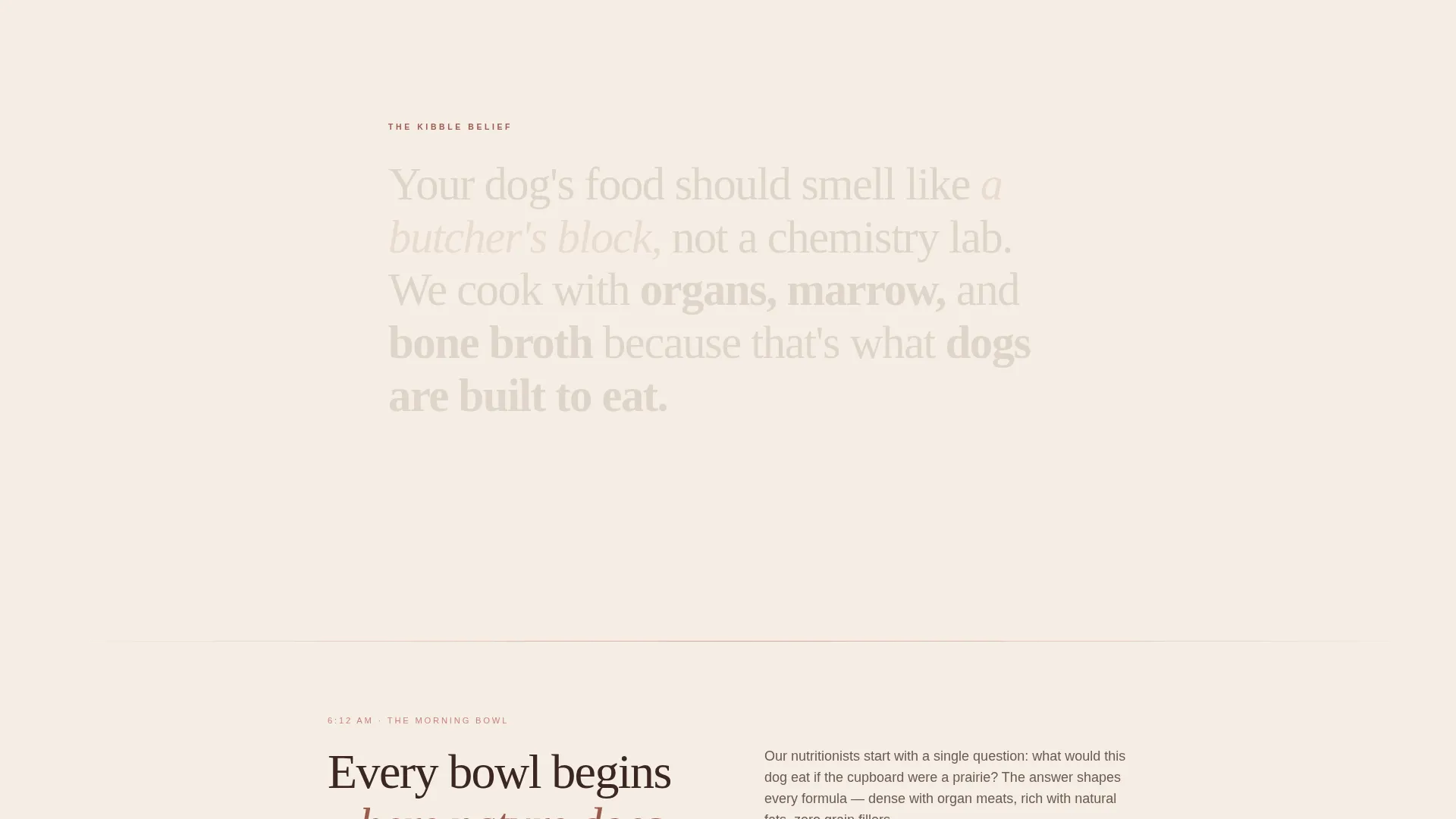Veterinary Diet Brand Landing Page Template
