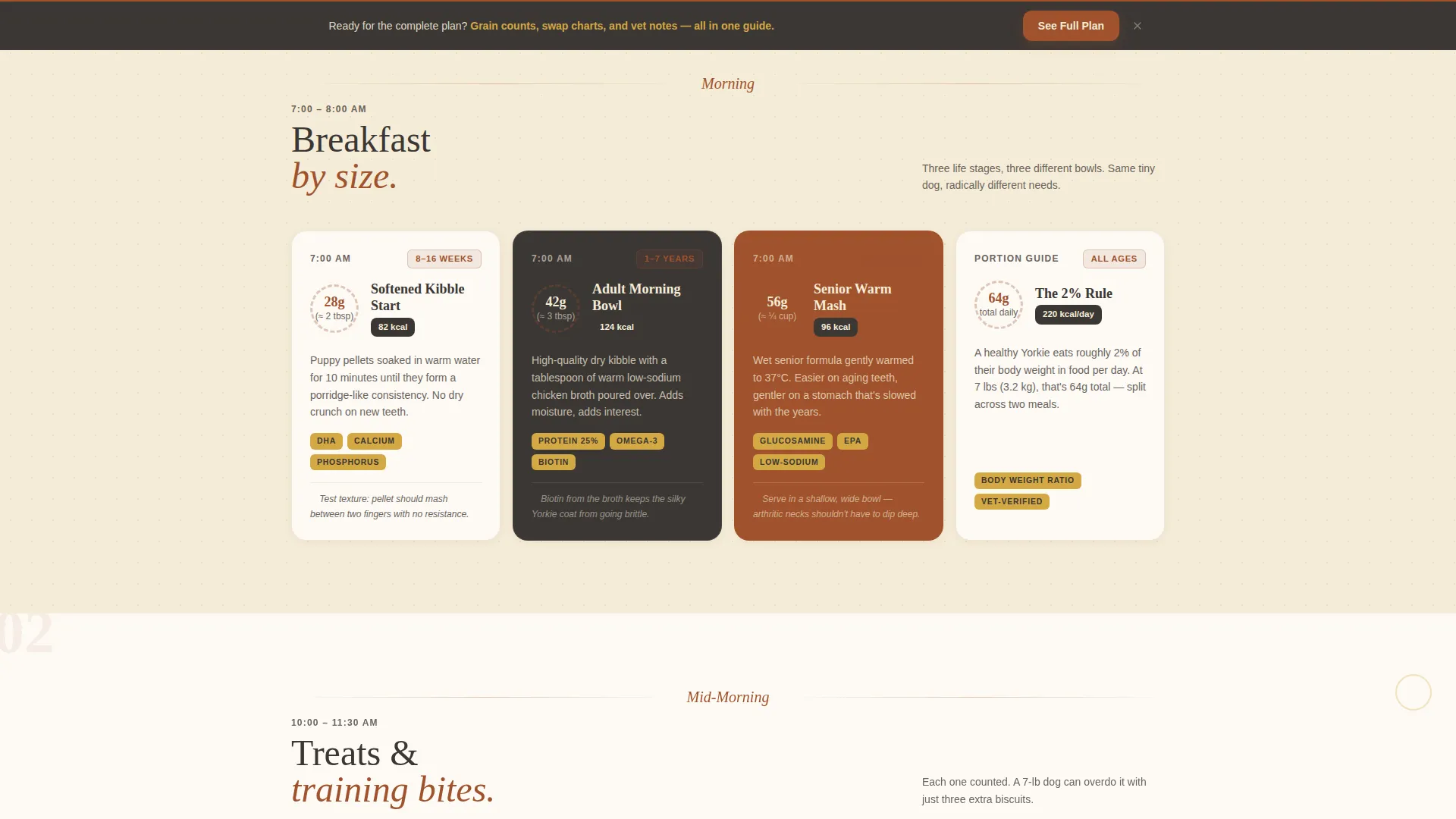 Yorkshire Terrier Diet & Nutrition Landing Page