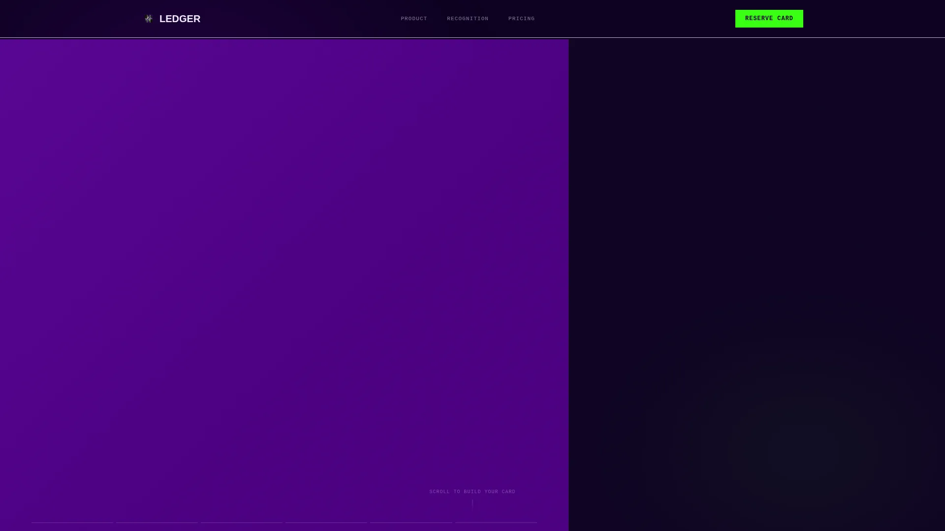 Bold Accountant Digital Business Card Landing Page